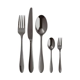 Besteck 30tlg.Vh. Velvet Edelstahl/PVD 2Black Sambonet