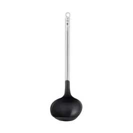 Schöpflöffel 30 cm Basic Line schwarz Rösle