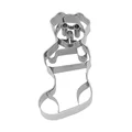Präge-Ausstecher Hund in Socke 7 cm edelstahl RBV Birkmann