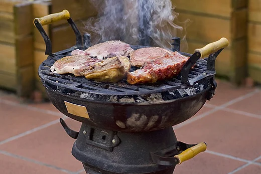 Indirektes Grillen