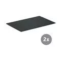 Schneidauflage 2er-Set schwarz Rösle