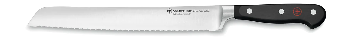Brotmesser 23 cm Classic schwarz