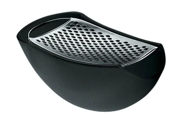 Reibe mit Käsedose 15 cm Parmenide schwarz