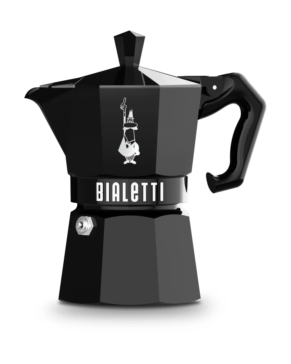 Bialetti Espressokocher 3 Tassen Moka Exclusive Black