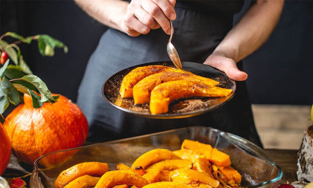 Kürbis kochen und dünsten