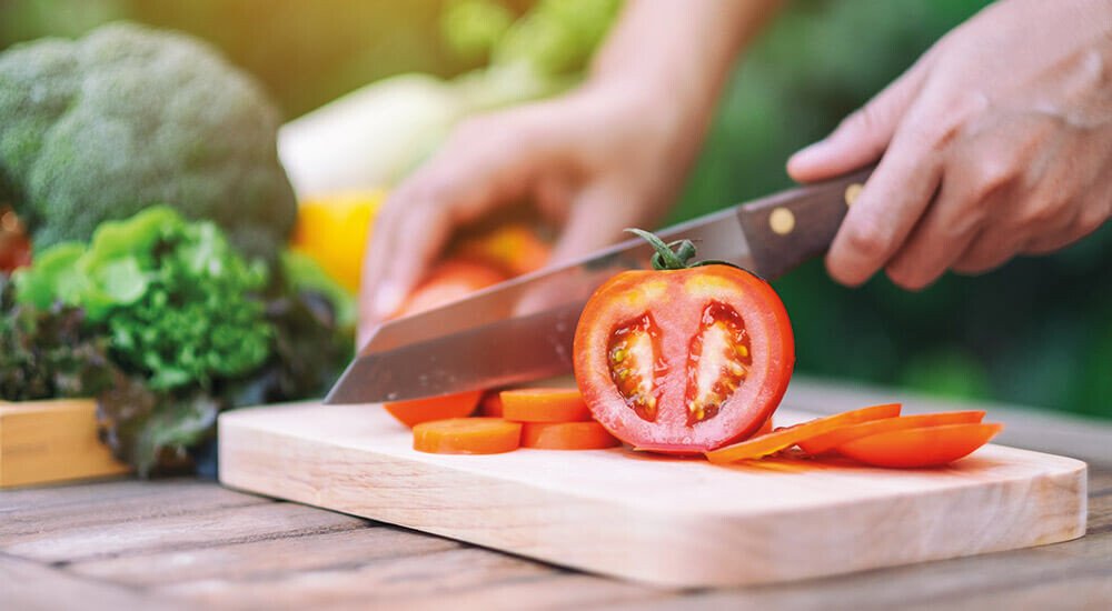 Messer für Tomaten