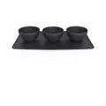 Dipschälchen-Set 4-tlg. Manufacture Rock Villeroy & Boch