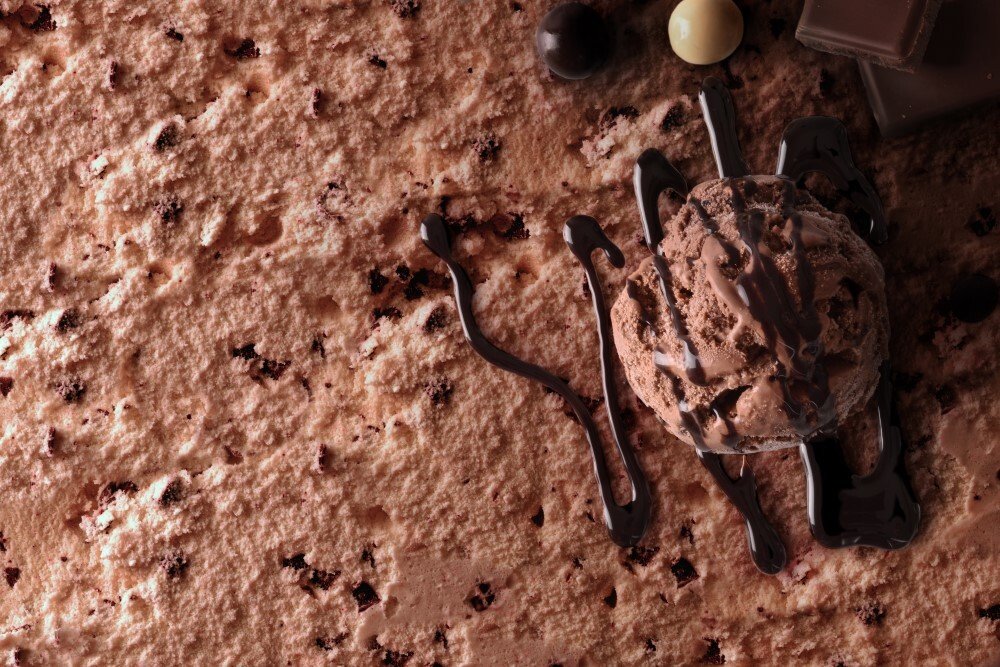 Ice cream flavored choco.