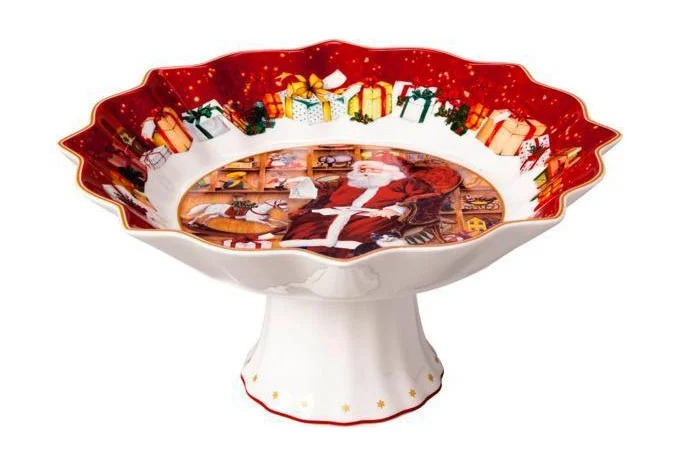 Schale 24 cm Toy’s Fantasy Santa liest Wunschzettel