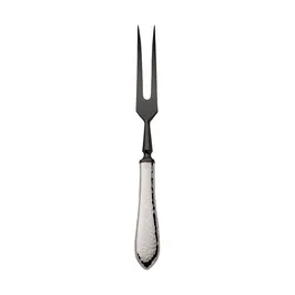 Tranchiergabel 25 cm Martelé Frozen Black 150 g versilbert Robbe & Berking