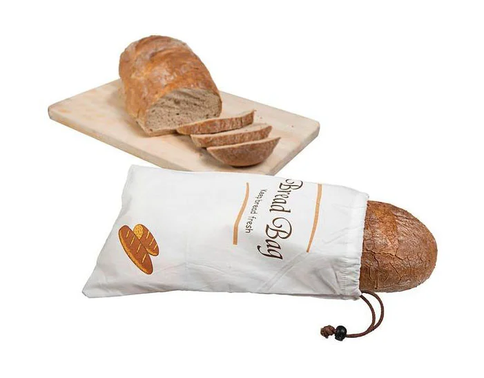 Brotbeutel 38x27 cm weiß