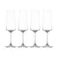 Sektglas 4-tlg. MioVino mit Moussierpunkt klar Schott Zwiesel