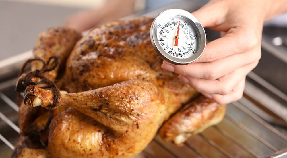 Küchenthermometer für Huhn