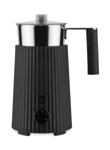 Alessi Milchaufschäumer 0,35 l Plissé schwarz