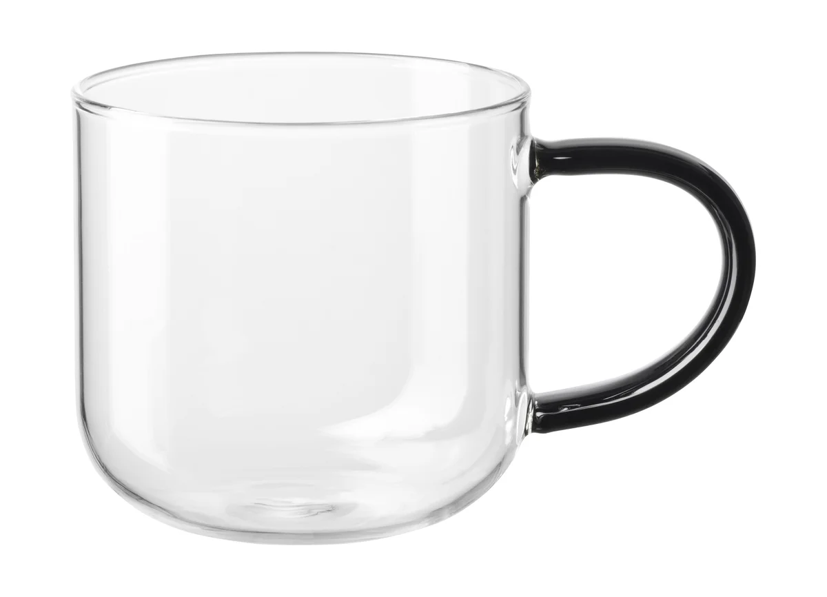 Henkelbecher 0,4 l Coppa Glass Schwarz