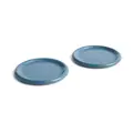 Teller 2er-Set Barro dunkelblau Hay
