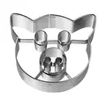 Ausstecher Schweineschnute 6 cm mit Innenprägung Edelstahl RBV Birkmann