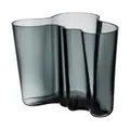 Vase 16 cm Alvar Aalto Dunkelgrau Iittala