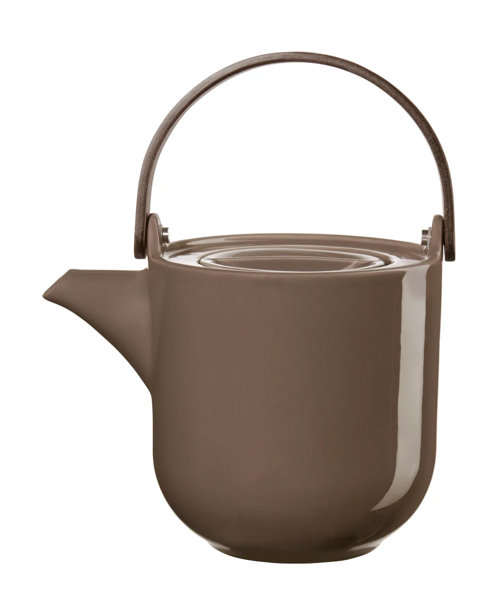 Teekanne mit Holzgriff, kaori coppa 17,5x12,6cm H:14,5cm 1,0l
