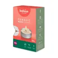 Maxi-Teelichte 18er-Pack silber Bolsius