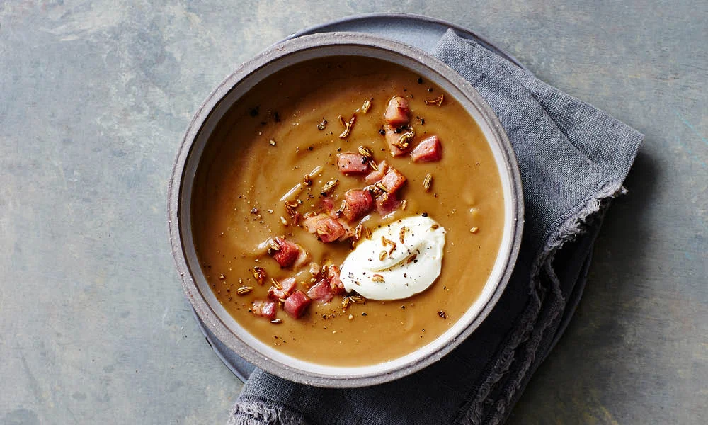 Tischwelt Rezept Schinken Kastanien Suppe DK Verlag Pürierstab