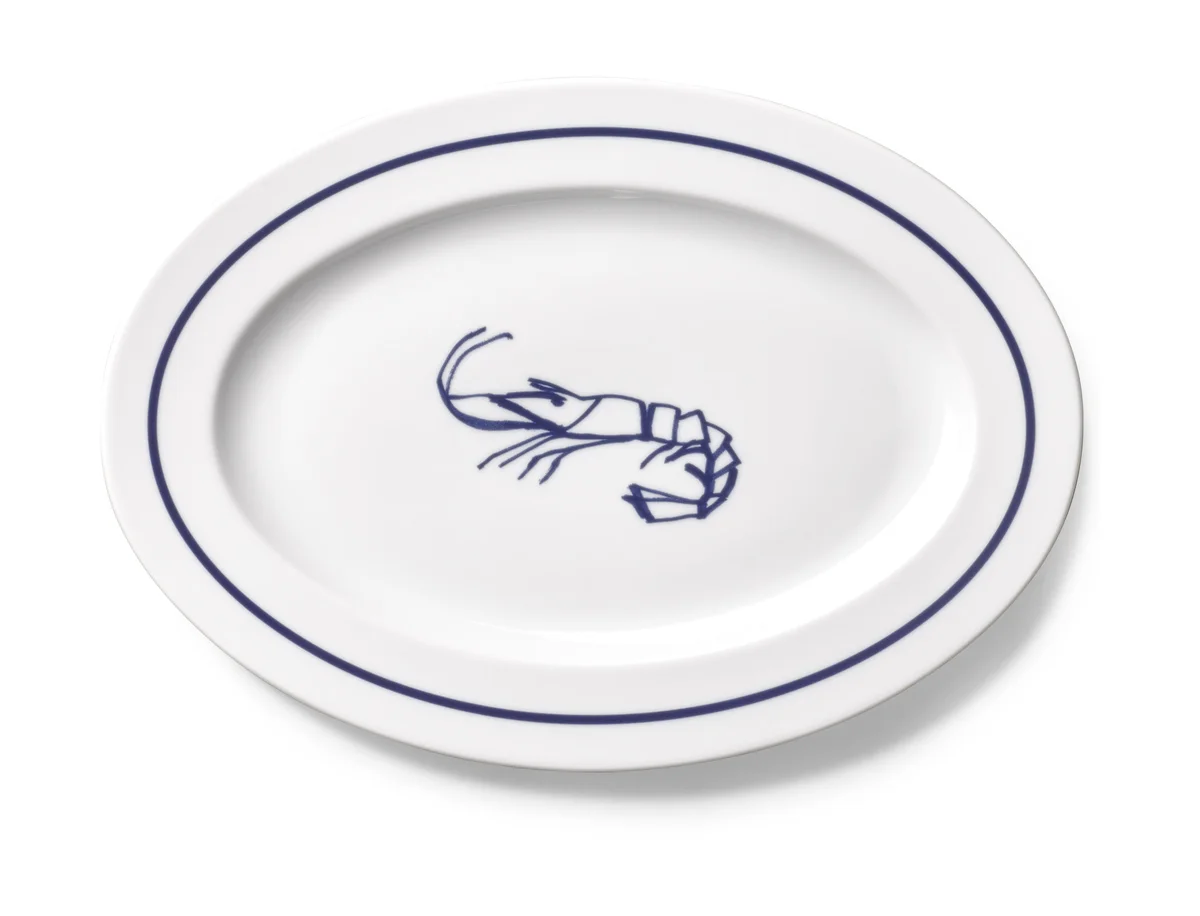 Platte 33 cm Solid Color Brasserie Marine