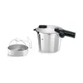 Schnellkochtopf 22cm 6,0 l Vitaquick Premium m. Einsatz und Dreibein Fissler