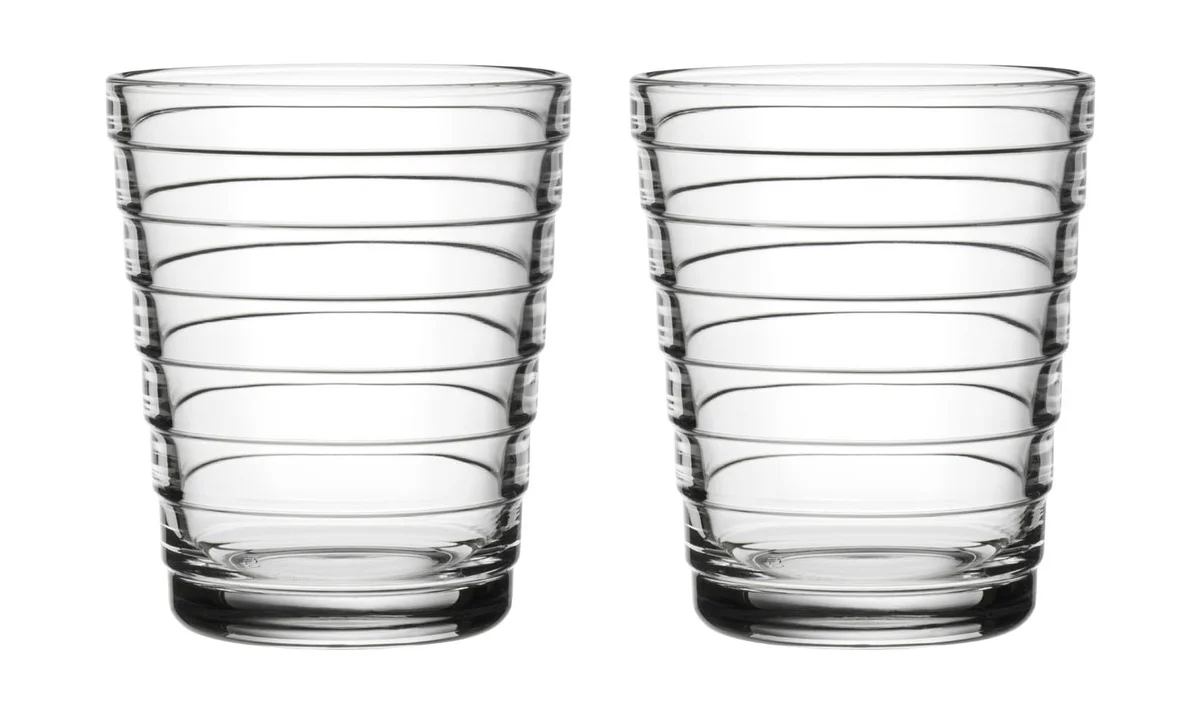 Trinkglas 2er-Set 0,22 l Aino Aalto Klar