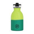 Trinkflasche 0,25l Urban Bottle REaktive yellow/green Sport Lid 24bottles