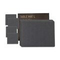 Tischset 35x45 cm Square L Nupo Anthracite 4er Geschenkset LINDDNA