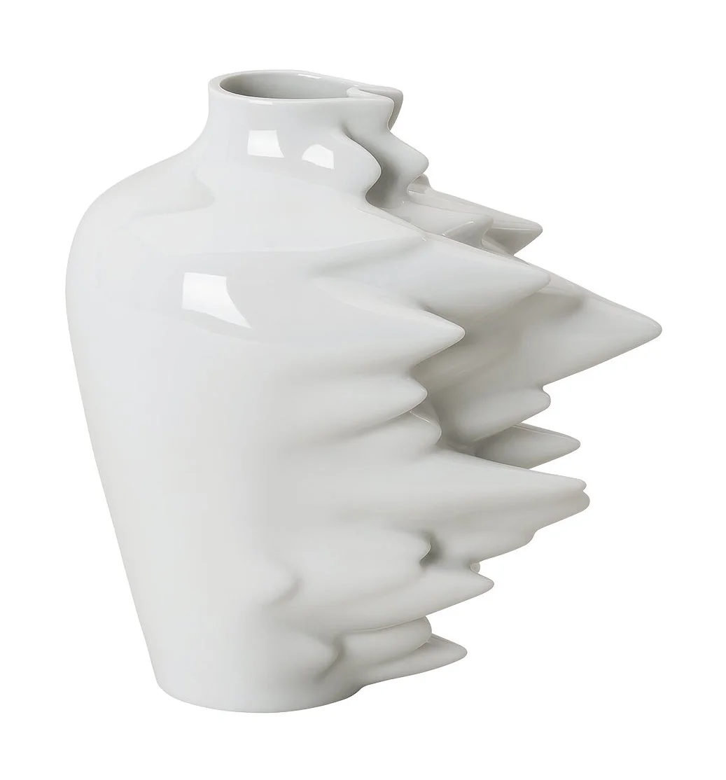 Vase 14 cm Fast Weiß
