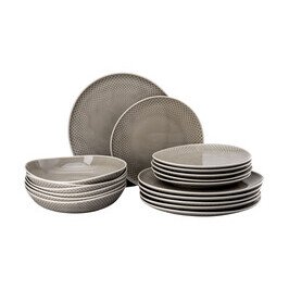 Teller-Set 18-tlg. Junto Pearl Grey Rosenthal