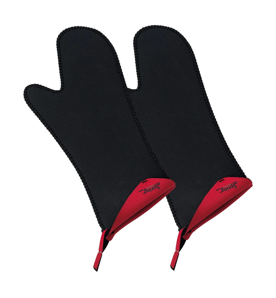 Hitzehandschuh lang Grips rot 2er Set -40°/+250°C