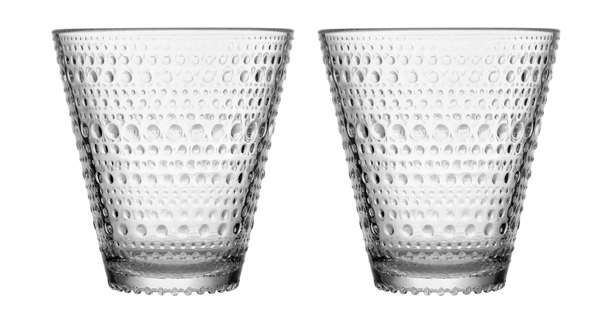 Trinkglas 2er-Set Kastehelmi klar