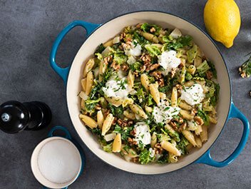 One Pot Pasta mit Wirsing