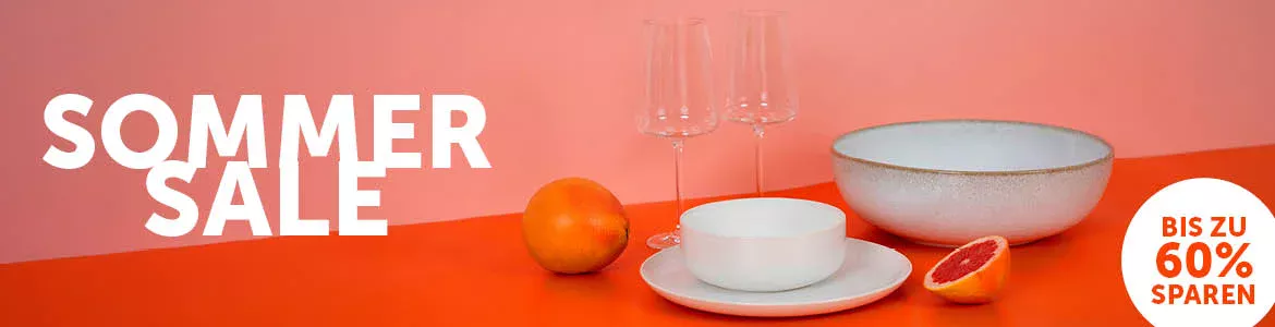 Geschirr, Gläser und Besteck Sale