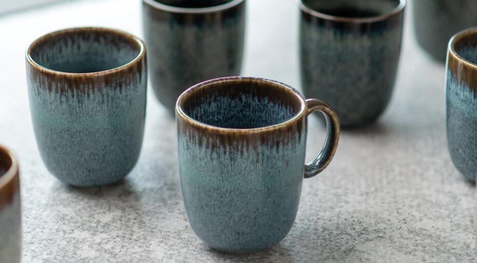 Steingut Kaffeetassen