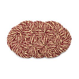 Türmatte 80x40 cm Coco Swirl bordeaux/off-white Hay