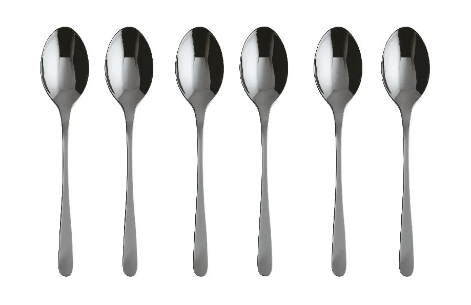 Espressolöffel 6 Stück Taste Edelstahl/PVD schwarz