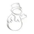 Ausstecher Schneemann 8 cm Edelstahl RBV Birkmann