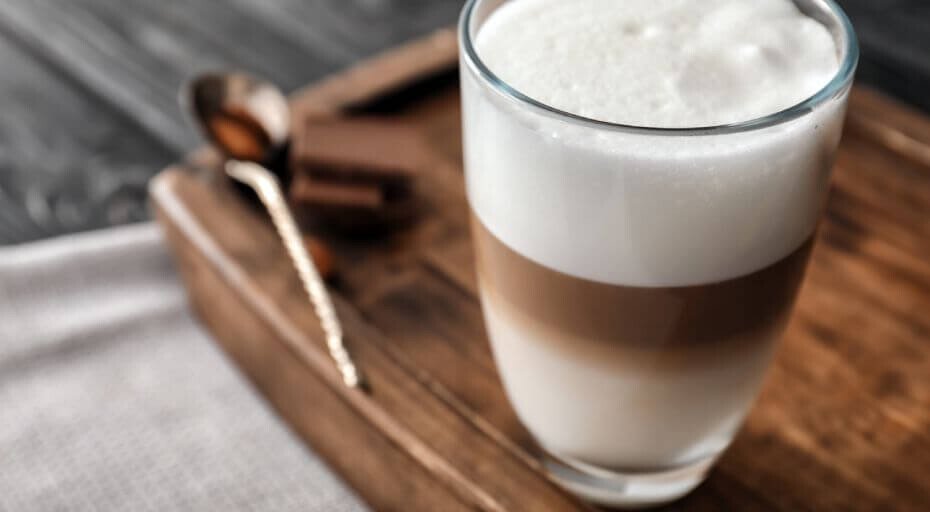 Latte Macchiato Glas