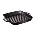 Grillpfanne 28x28 cm schwarz Staub