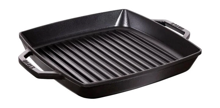 Grillpfanne 28x28 cm schwarz