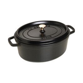 Cocotte 31 cm schwarz Staub