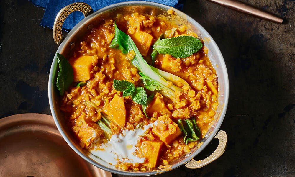 Linsencurry mit Süßkartoffeln2
