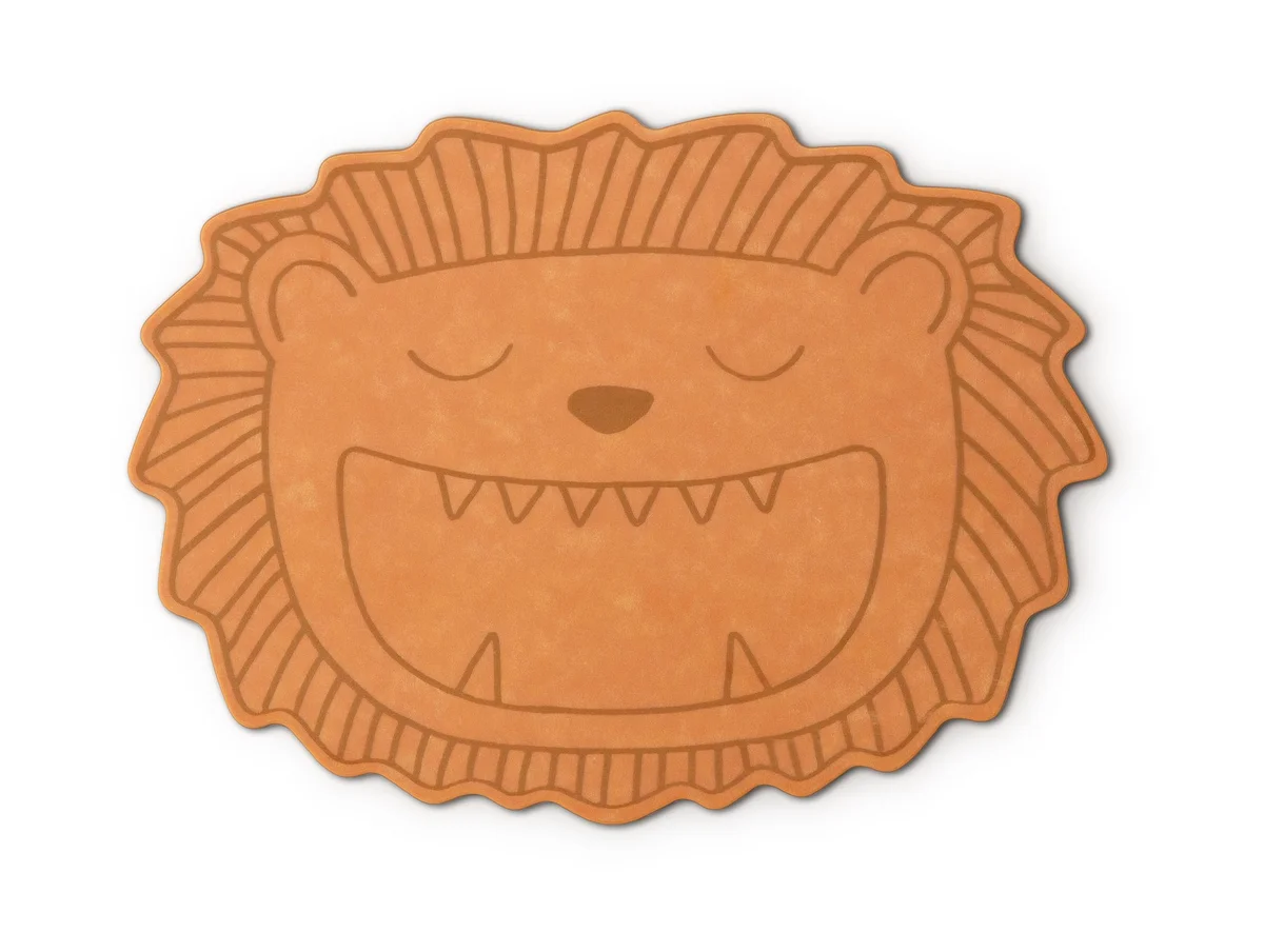 Kinderbrett Löwe 23x17 cm Duracore Kids braun