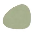 Glasuntersetzer 11x13 cm Curve Corduroy olive green LINDDNA