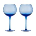 Weinglas 2er-Set Opacity blau Byon