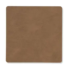 Glasuntersetzer 10x10 cm Square Nupo brown LINDDNA
