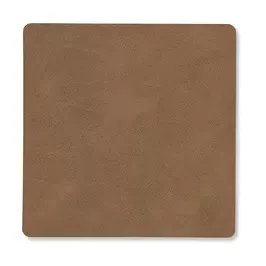 Glasuntersetzer 10x10 cm Square Nupo brown LINDDNA